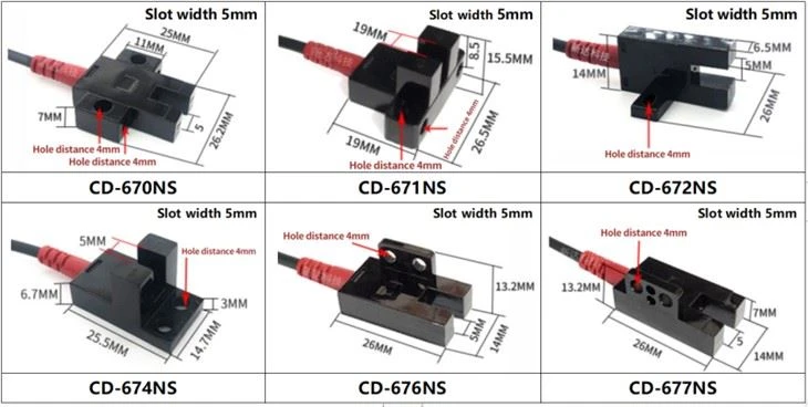 U-shaped Slot Type Limit Photoelectric Switch Proximity Sensor